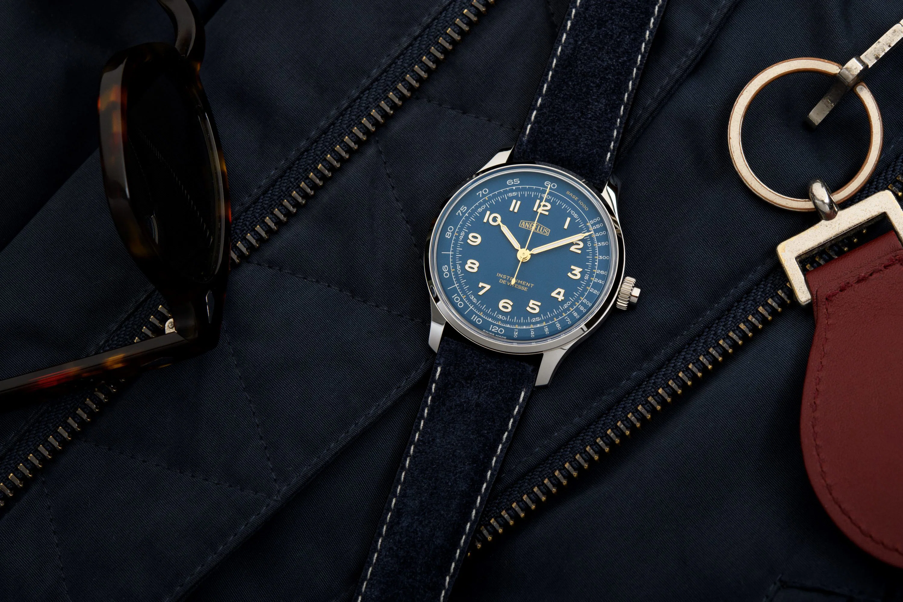 Angelus Instrument de Vitesse Blue Indianapolis