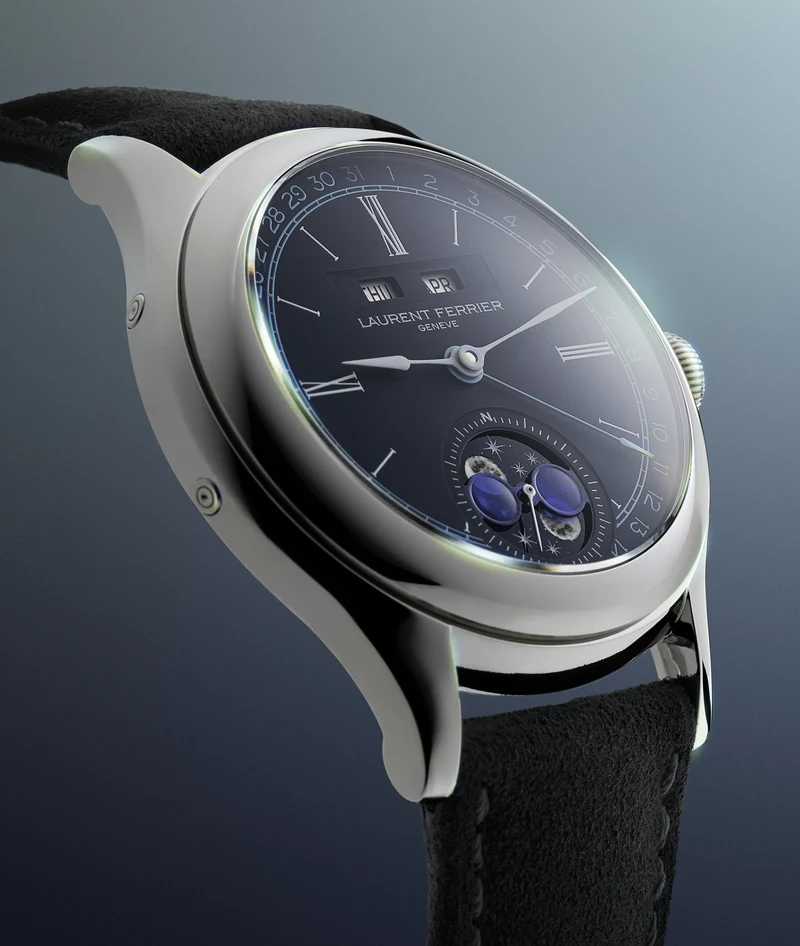Laurent Ferrier Classic Moon Blue — sfeerbeeld