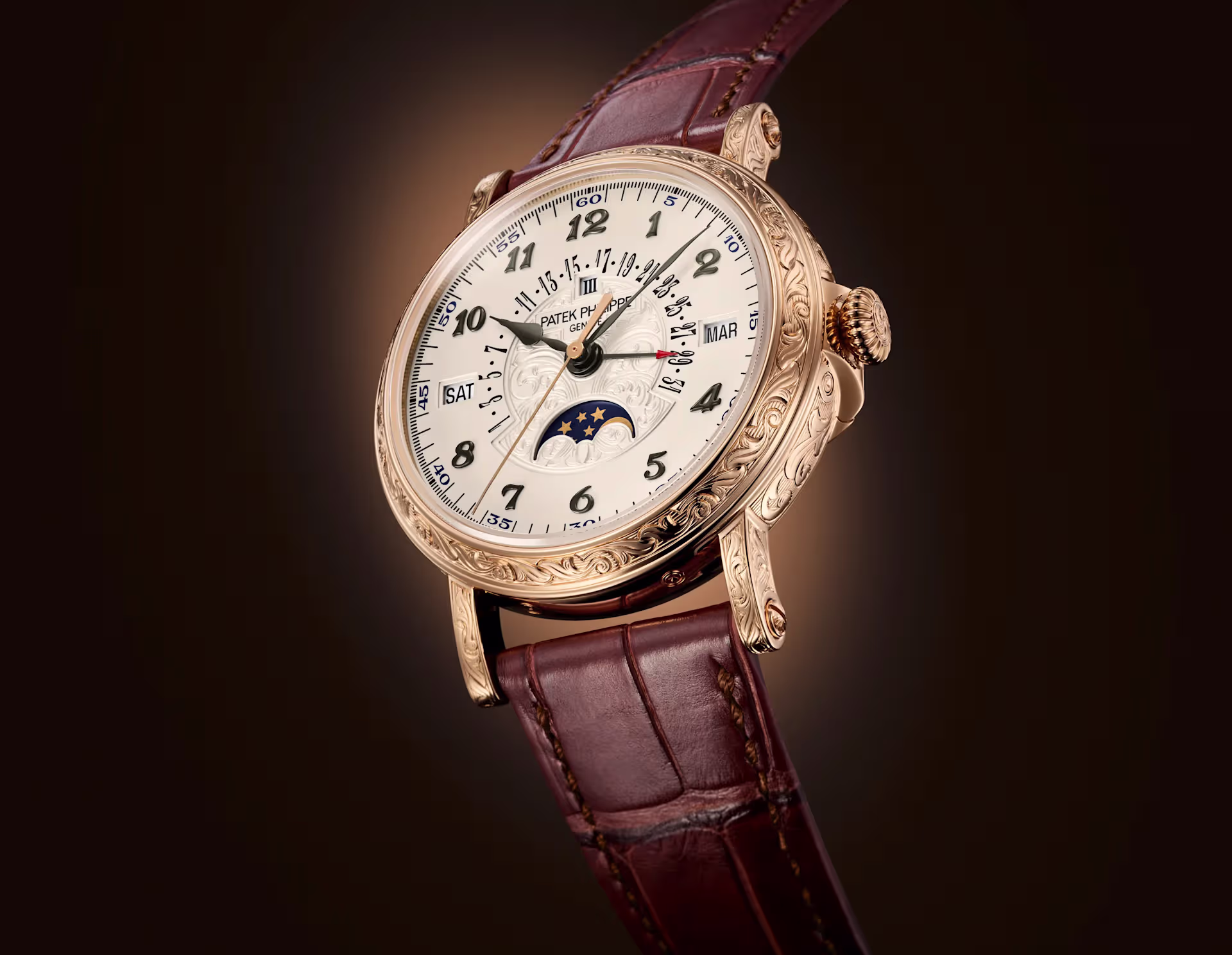 Patek Philippe Retrograde Perpetual Calendar. Rare Handcrafts.